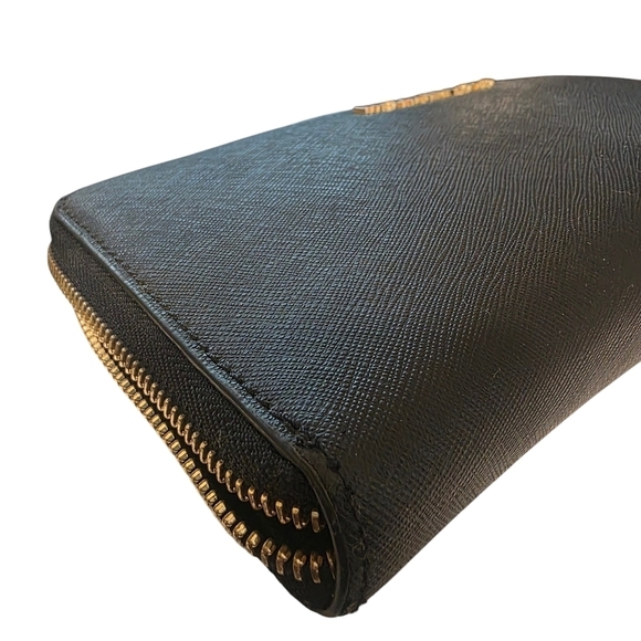 Michael Kors Black Zip Wallet - Picture 3 of 5